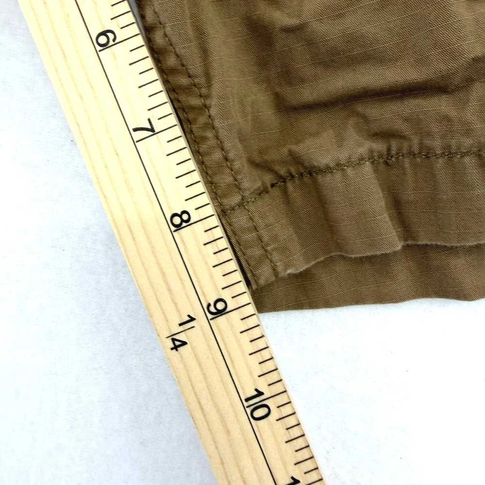 Levis Mens Brown Ripstop Cargo Shorts Size 34 Utility Workwear Casual Brown